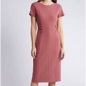 Business Dress With Gathered Details